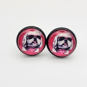 Shih Tzu Stud Earring, Women's Animal Fashion